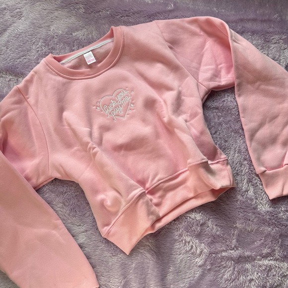 Exotic Cancer • FYPM Baby Pink Sassy Crewneck Sweatshirt - Picture 3 of 10